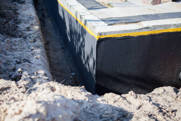 Residential Waterproofing installation at a Elma, WA home by SJ Waterproofing Pros