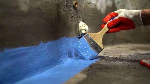 Commercial Waterproofing project at a Elma, WA business property by SJ Waterproofing Pros
